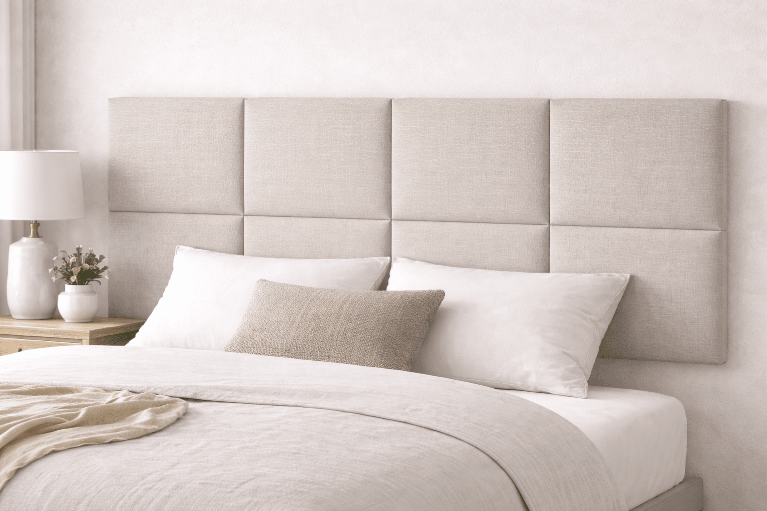 Wall-Mounted Panel Headboard