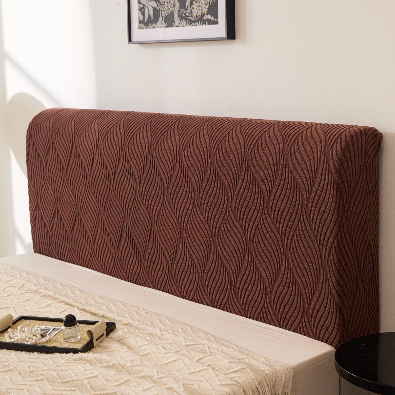 Upholstered Patterned Headboard